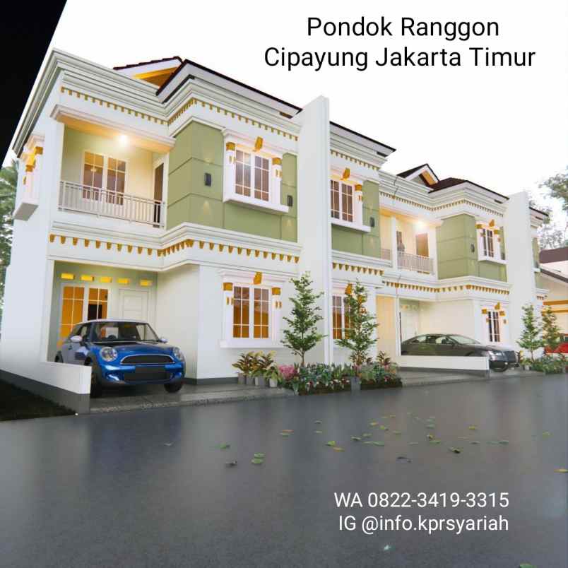 dijual rumah pondok ranggon