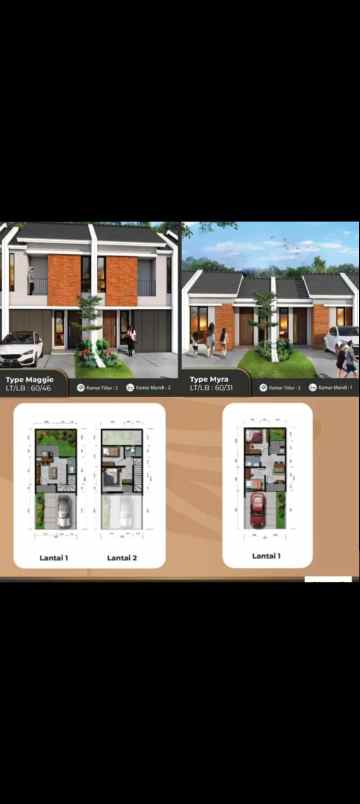 dijual rumah puri jaya pasar kemis