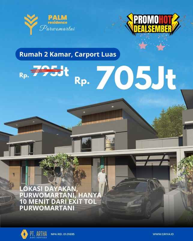 dijual rumah purwomartani dayakan sleman