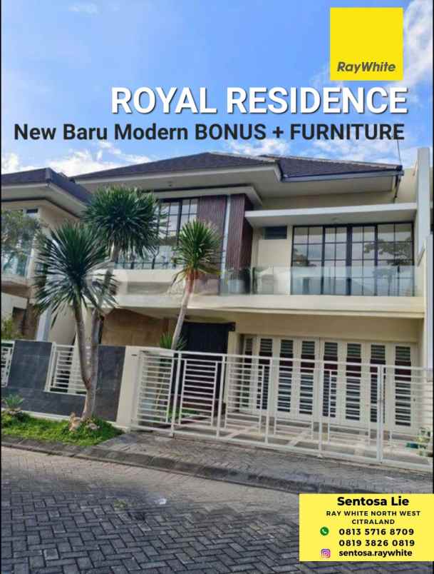 dijual rumah royal residence