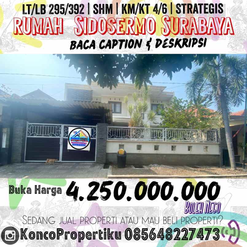 dijual rumah sidosermo pdk