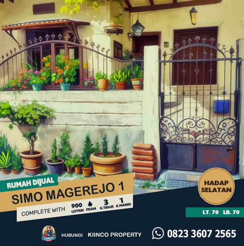 dijual rumah simo magerejo 1