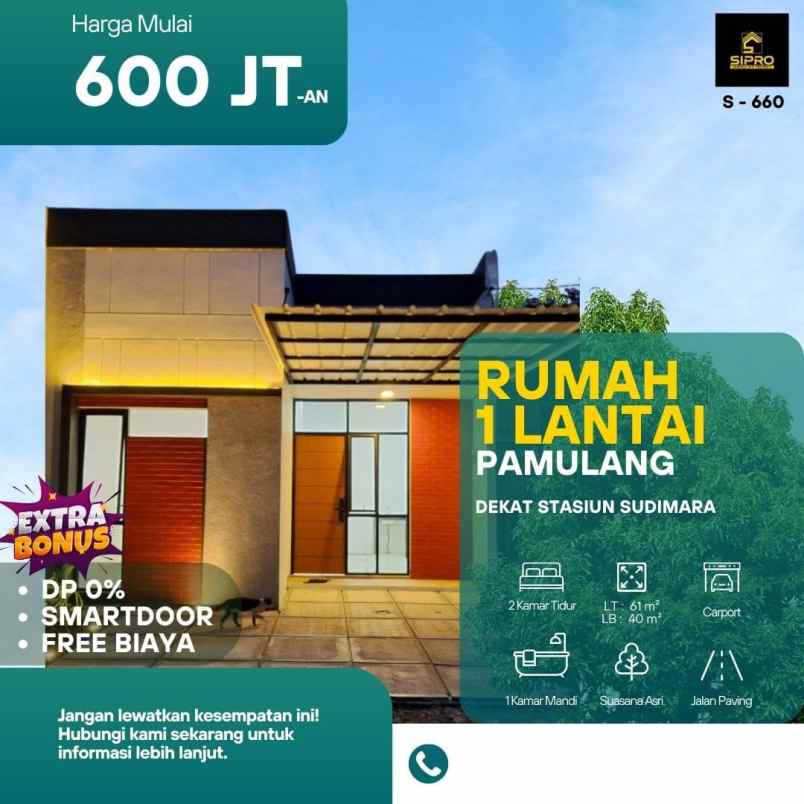 dijual rumah sip 660