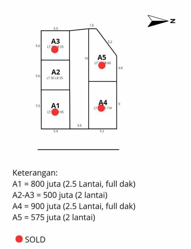 dijual rumah srengseng sawah