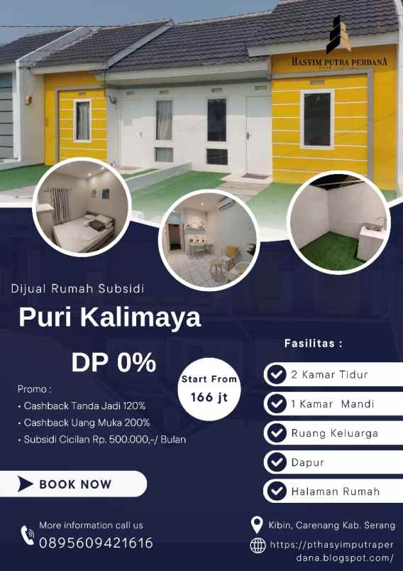 dijual rumah subsidi murah di serang