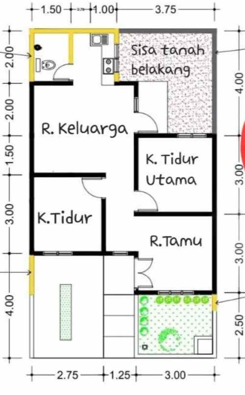 dijual rumah sukaraja