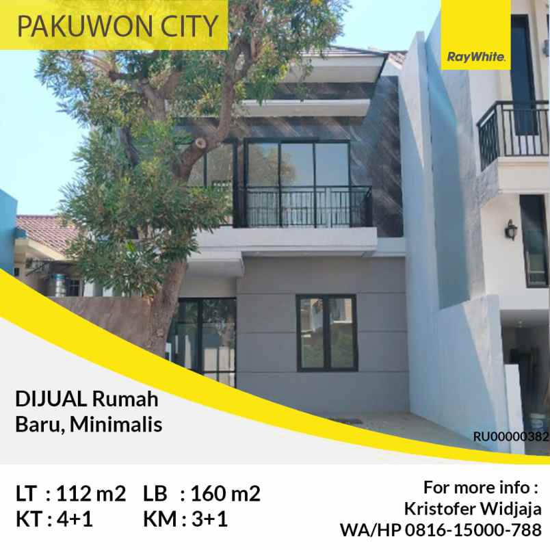 dijual rumah taman mutiara pakuwon city