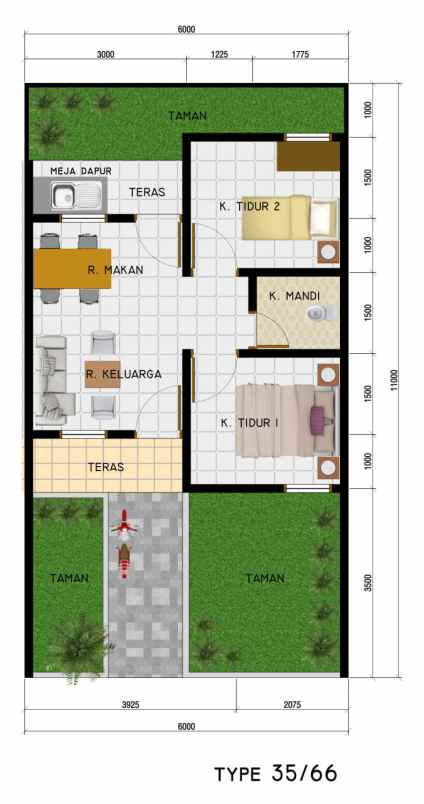 dijual rumah the valley esma