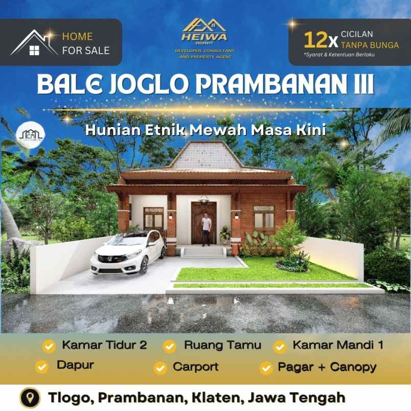 dijual rumah tlogo prambanan klaten