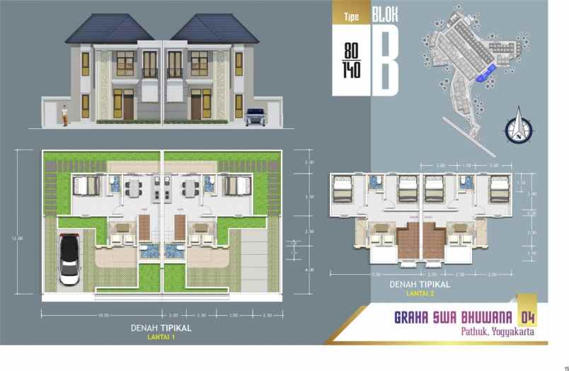 dijual rumah waduk salam kec patuk kab