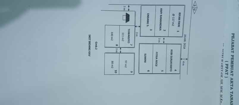 dijual tanah ajb luas 211 di parung panjang bogor