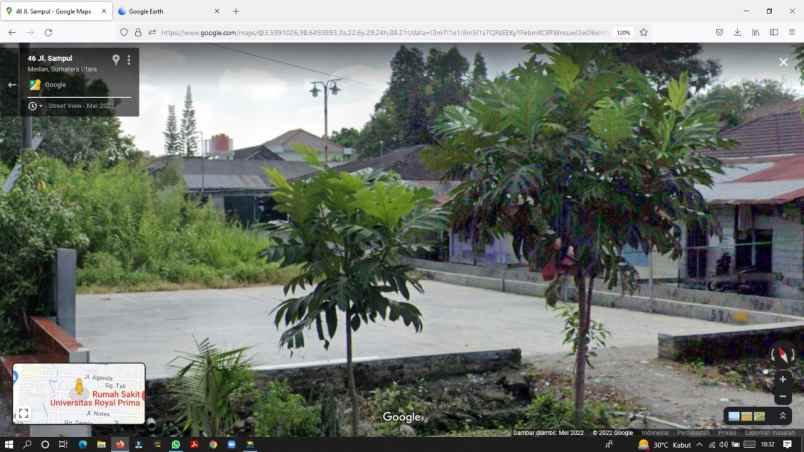 dijual tanah alamat jalan sampul 46