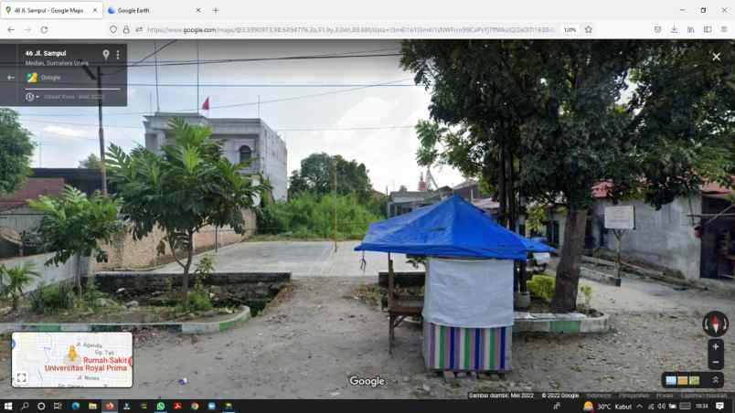 dijual tanah alamat jalan sampul 46