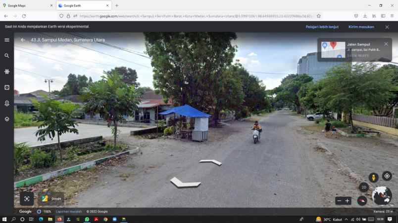 dijual tanah alamat jalan sampul 46