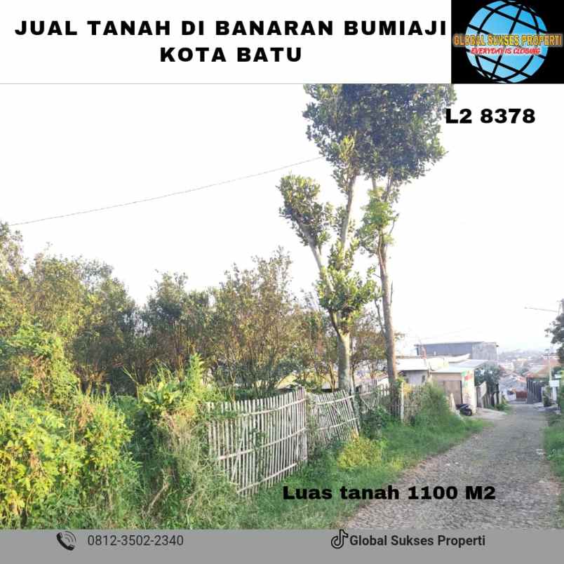 dijual tanah banaran