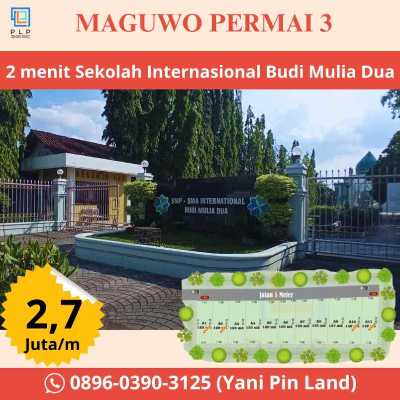 dijual tanah banjeng maguwoharjo depok