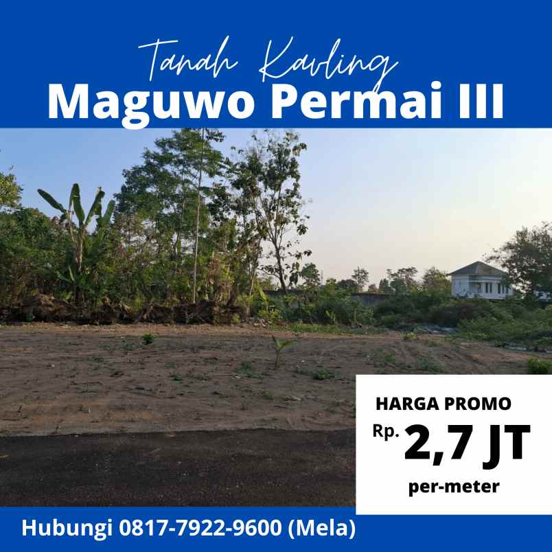 dijual tanah banjeng maguwoharjo depok