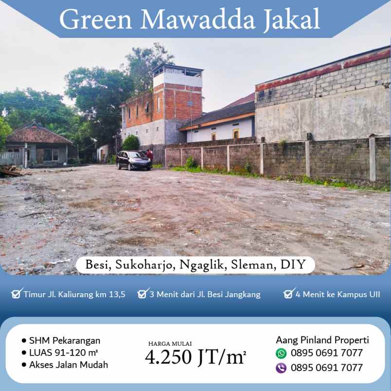 dijual tanah besi sukoharjo ngaglik