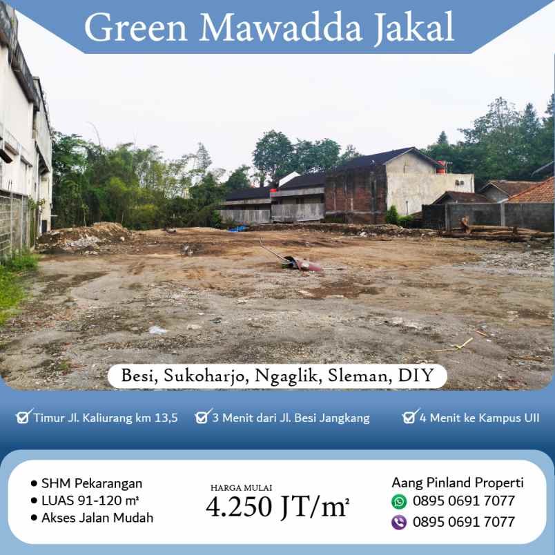 dijual tanah besi sukoharjo ngaglik