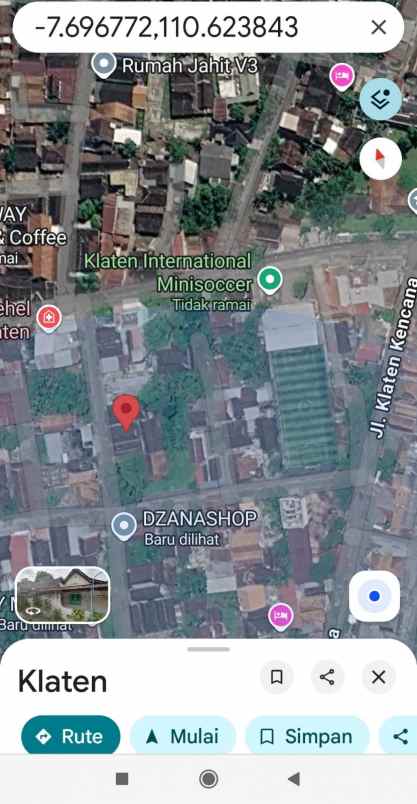 dijual tanah dekat kampus unwidha klaten
