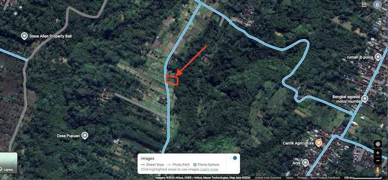 dijual tanah desa pupuan tegalallang