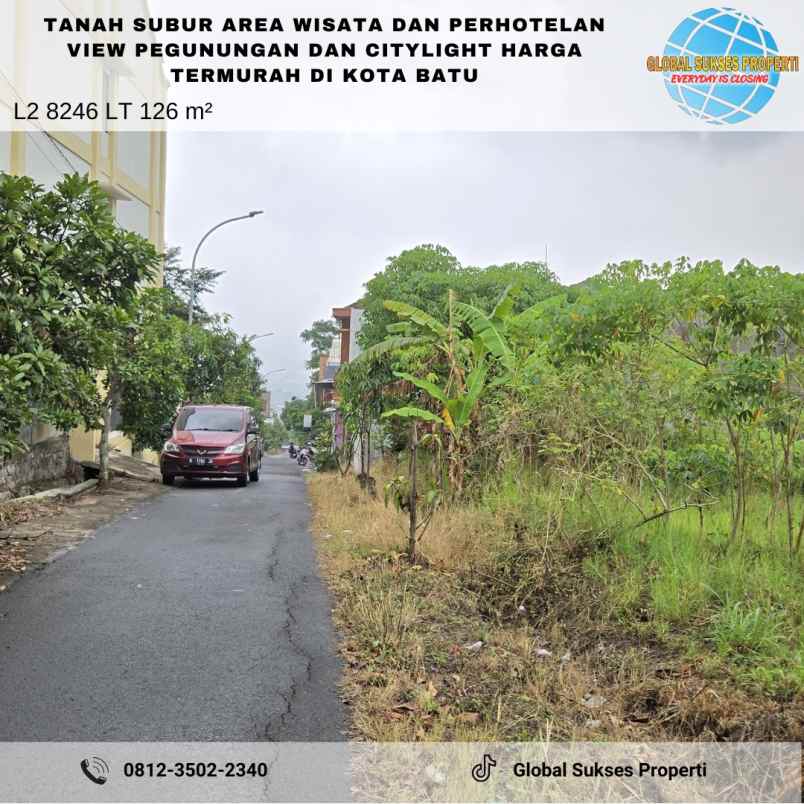 dijual tanah di jalan abdul gani atas