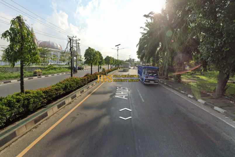 dijual tanah di jalan soekarno hatta binjai km17