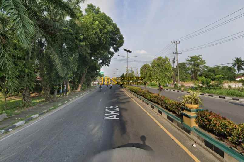 dijual tanah di jalan soekarno hatta binjai km17