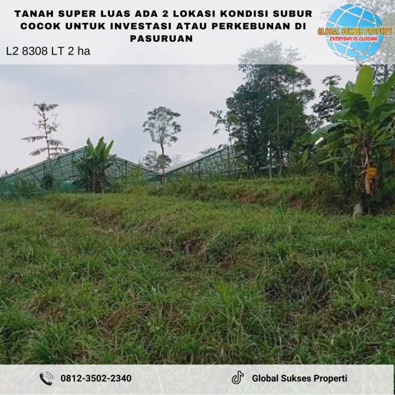 dijual tanah di tutur wetan nongkojajar