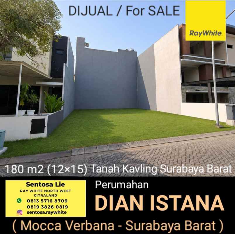 dijual tanah dian istana moca vrbana
