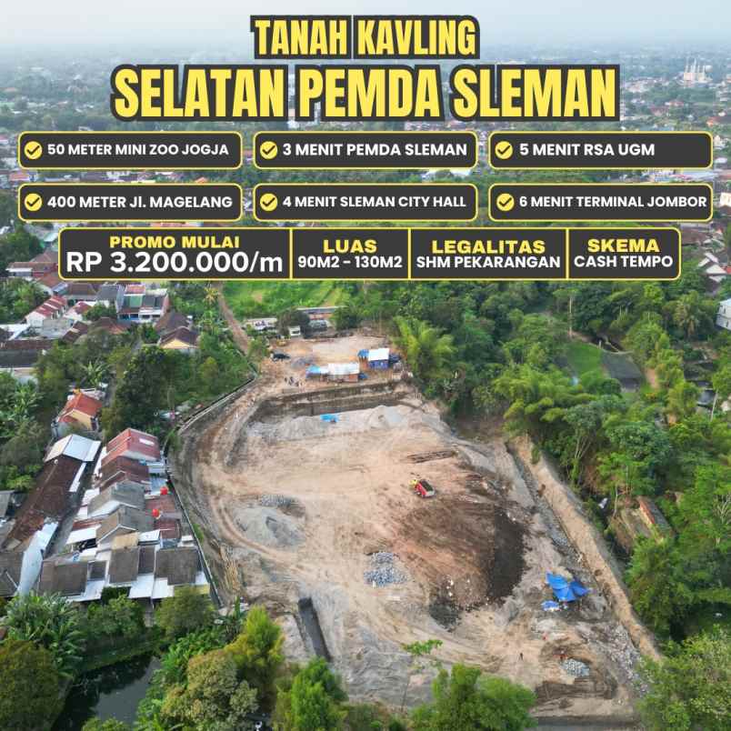 dijual tanah duwet sendangadi mlati