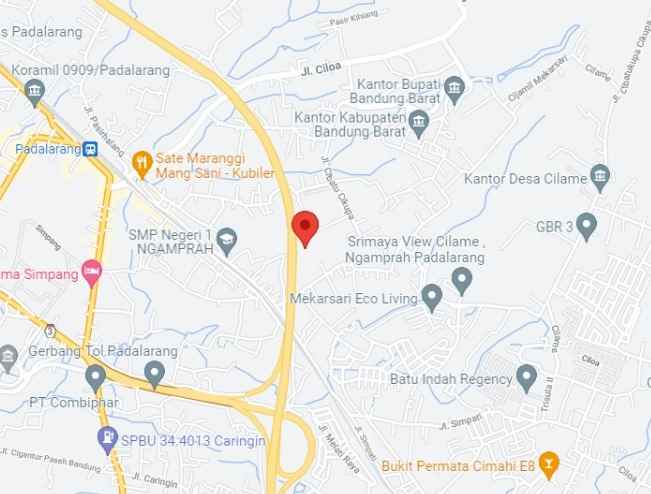 dijual tanah jalan cibatu cikupa desa