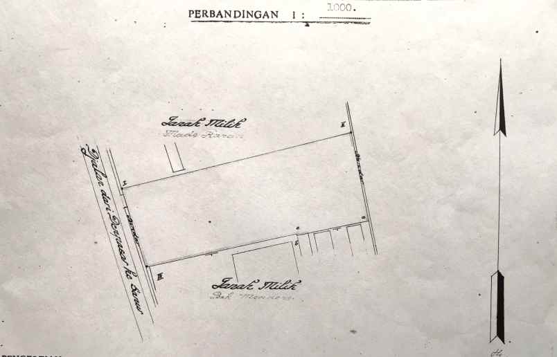 dijual tanah jalan hayam wuruk