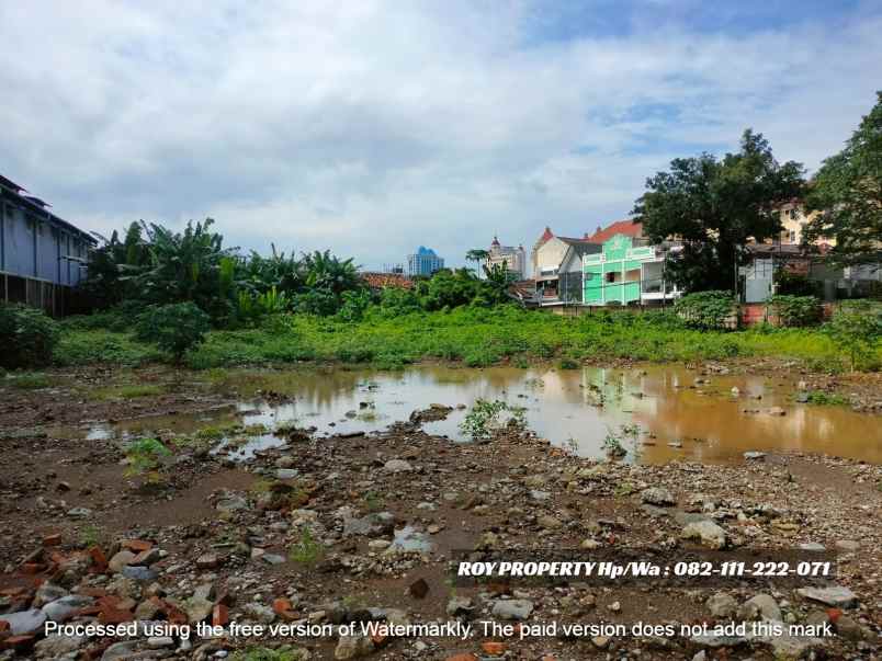 dijual tanah jl kramat kwitang senen