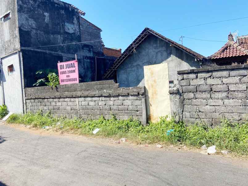 dijual tanah jl mulawarman kel