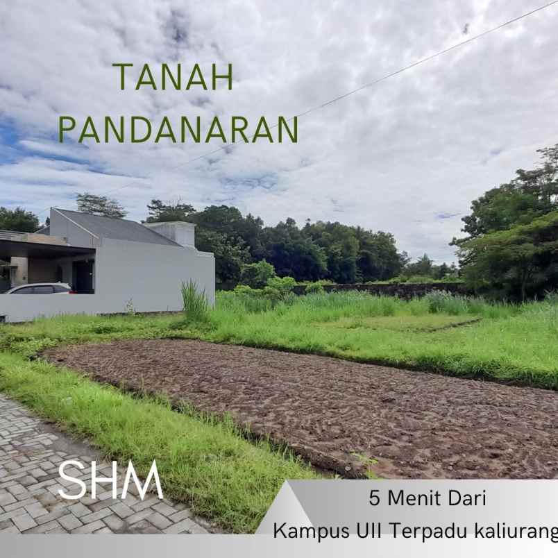 dijual tanah jl pandanaran ngaglik sleman