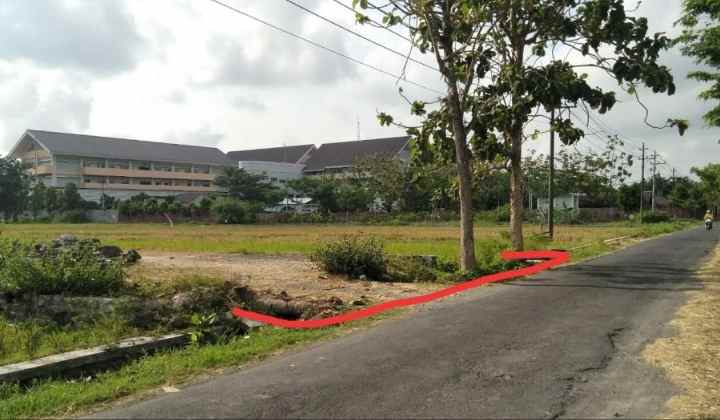 dijual tanah jl pku gamping mejing