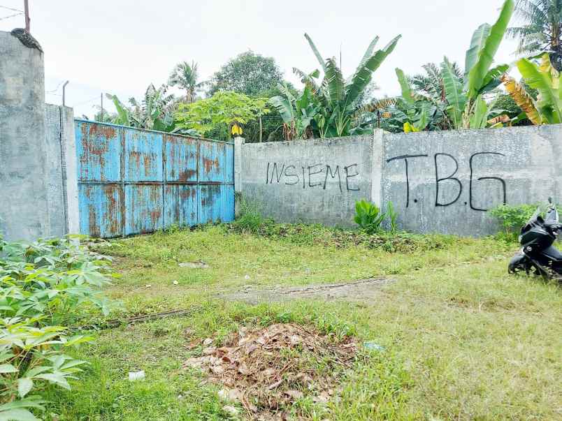 dijual tanah jl protokol kel klambir