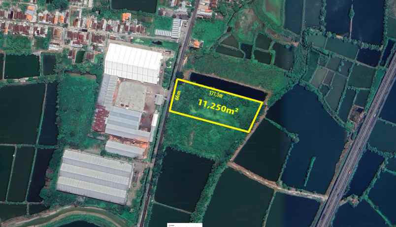 dijual tanah jl raya iker geger geger