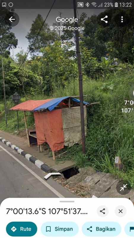 dijual tanah jln nasional iii bandung garut