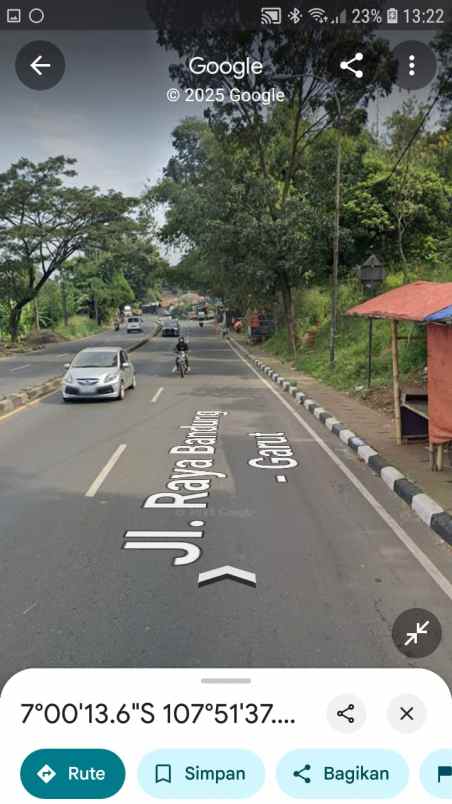 dijual tanah jln nasional iii bandung garut