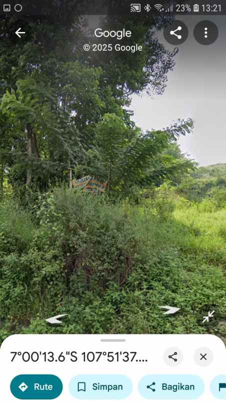 dijual tanah jln nasional iii bandung garut