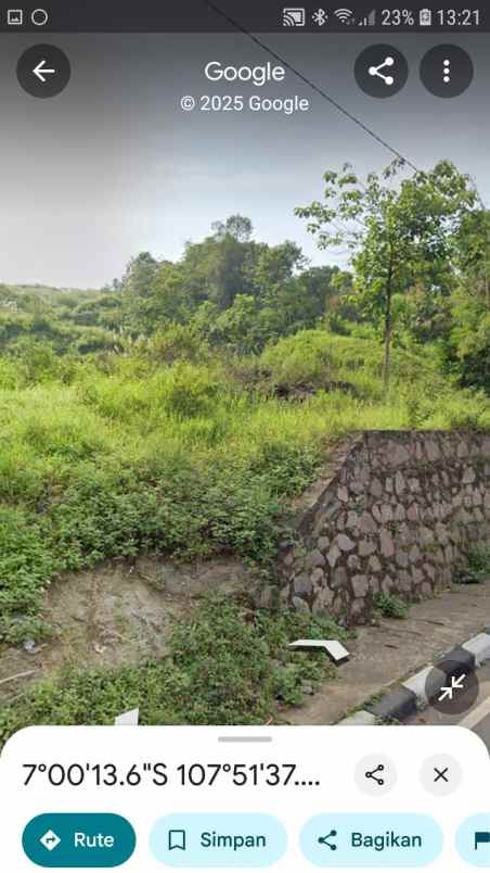 dijual tanah jln nasional iii bandung garut