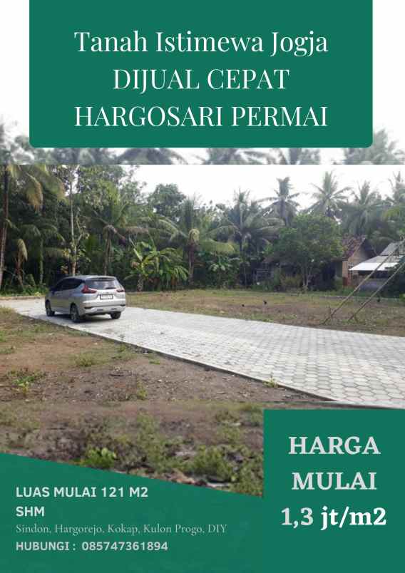 dijual tanah karang tengah kidul