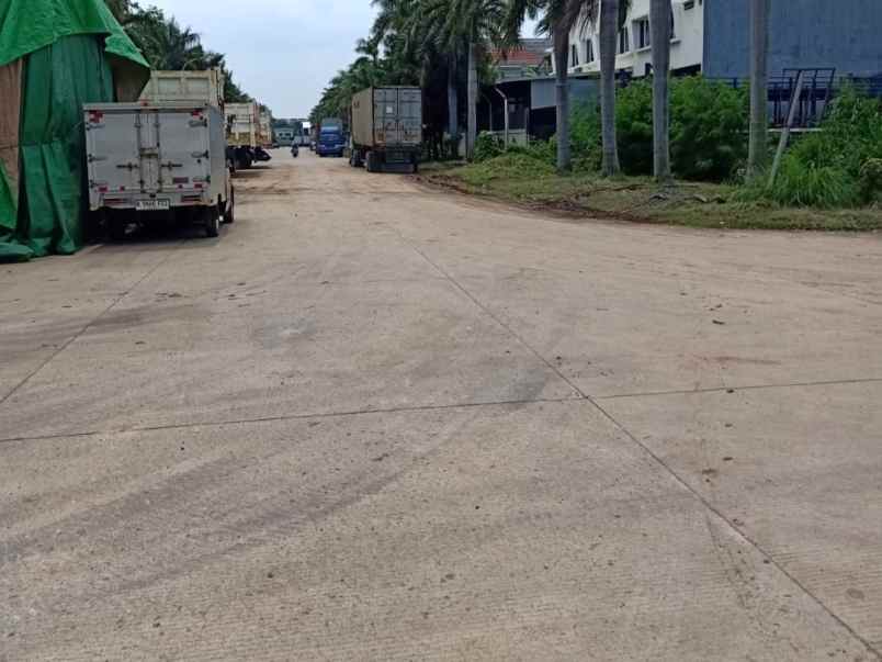 dijual tanah kawasan pergudangan dan