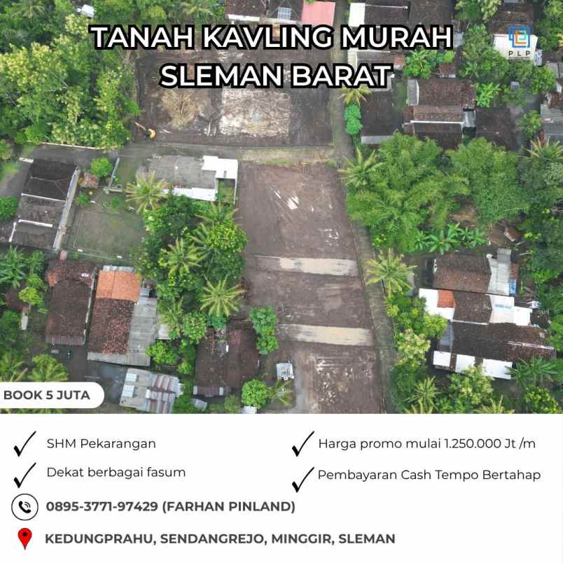dijual tanah kedungprahu sendangrejo