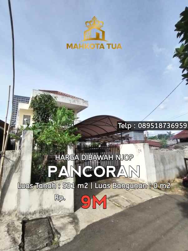 dijual tanah pancoran