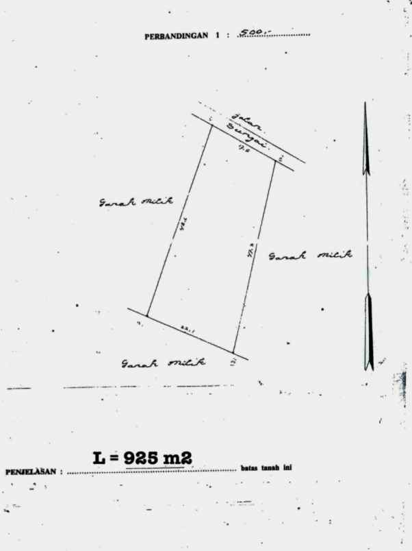 dijual tanah pedungan