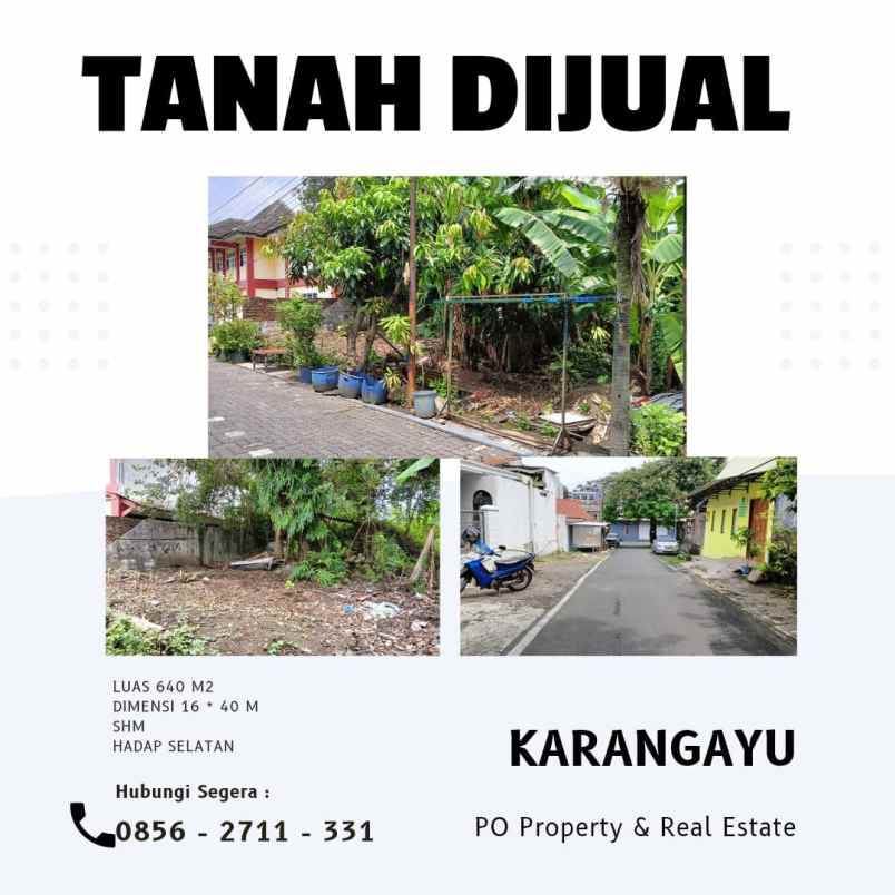 dijual tanah puri anjasmoro