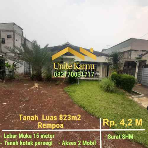 dijual tanah rempoa ciputat